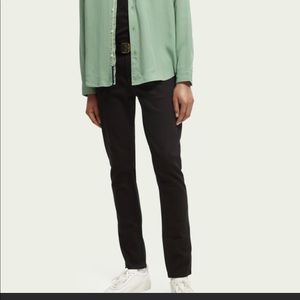 Scotch & Soda Skim Organic Cotton Jean in Black